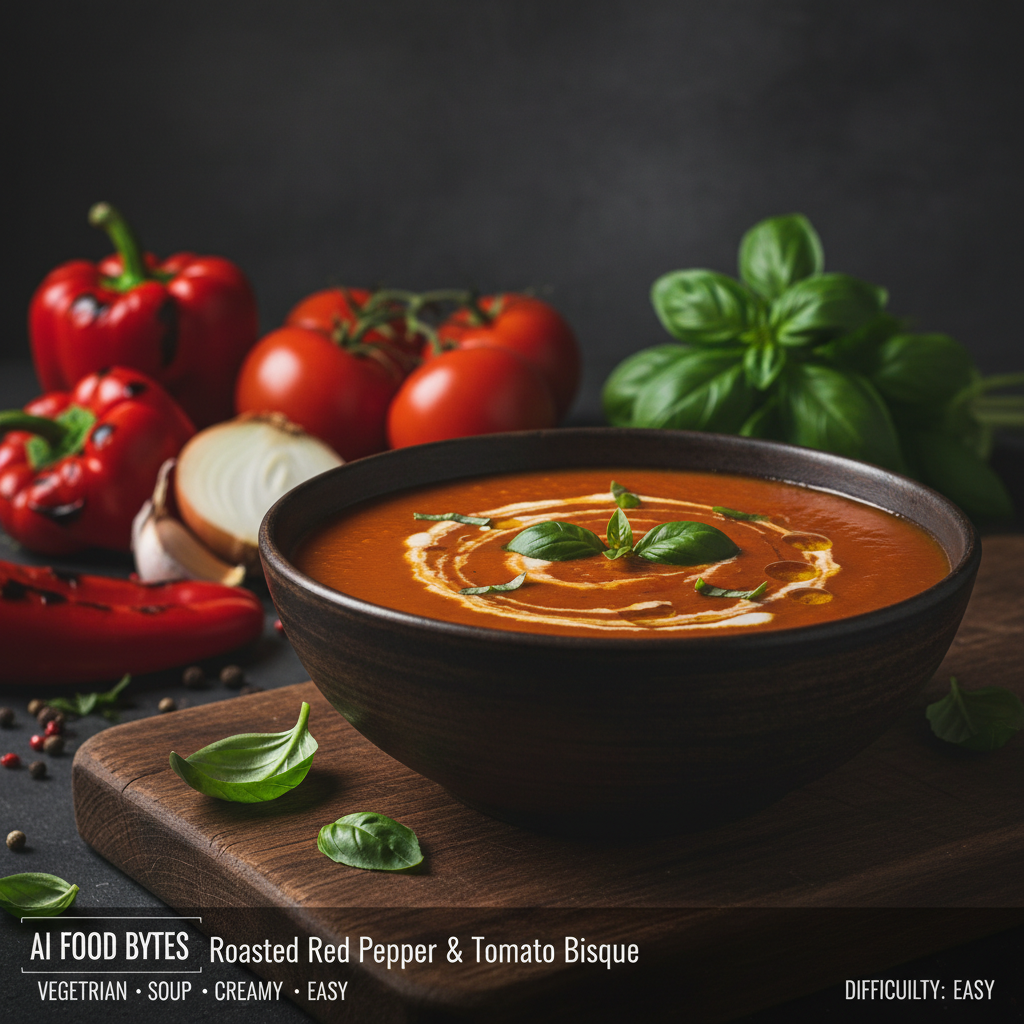 Roasted Red Pepper and Tomato Bisque gallery photo