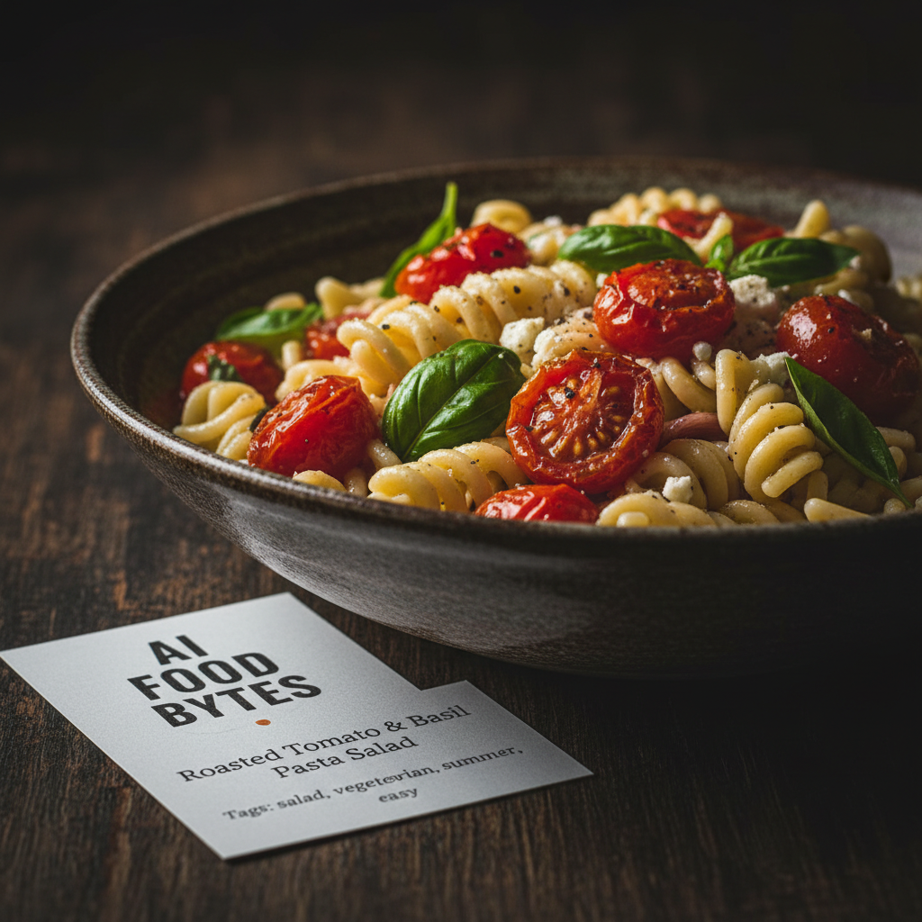 Roasted Tomato and Basil Pasta Salad gallery photo