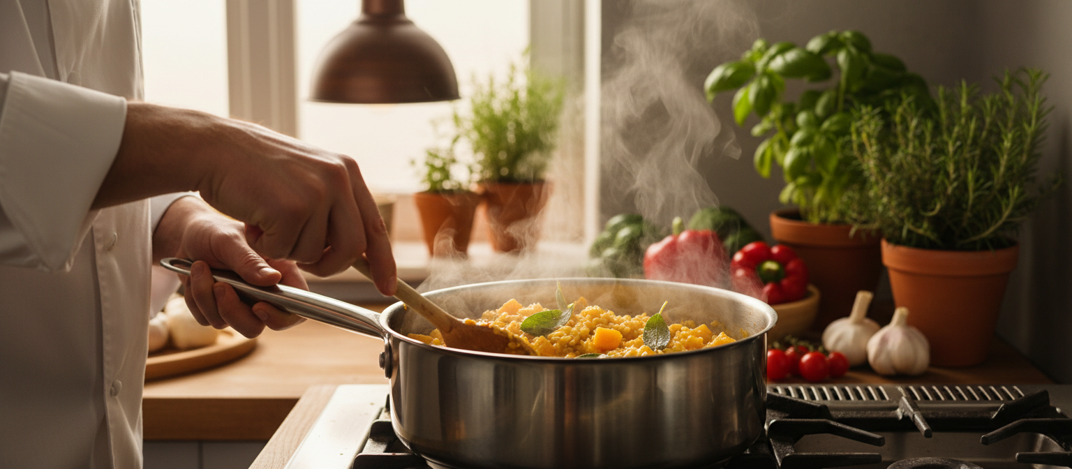 Savory Butternut Squash and Sage Risotto gallery photo