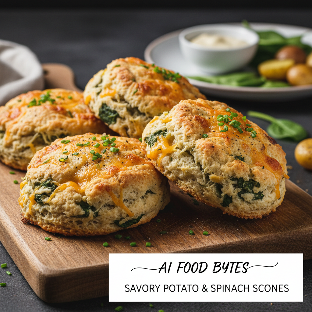 Savory Potato and Spinach Scones with Cheese gallery photo