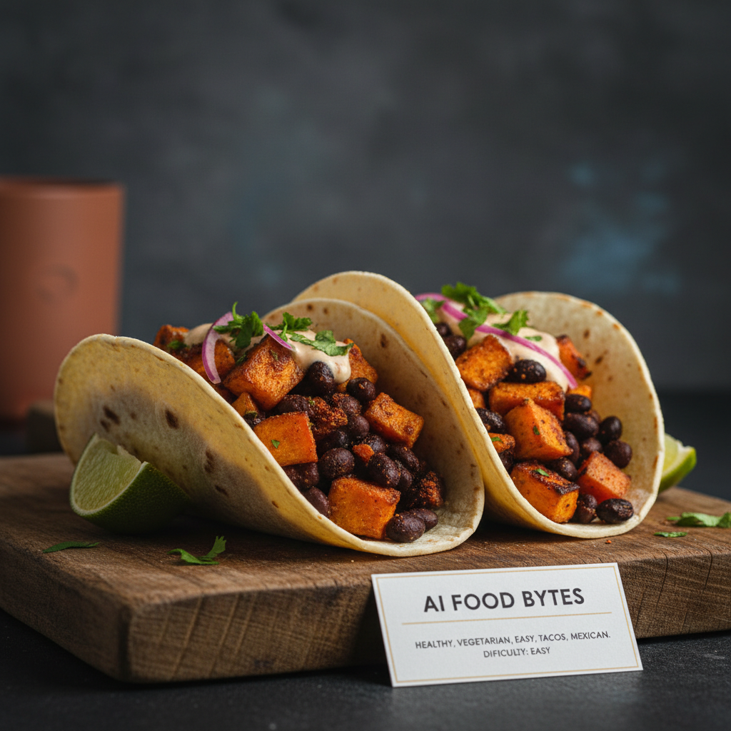 Savory Sweet Potato and Black Bean Tacos gallery photo