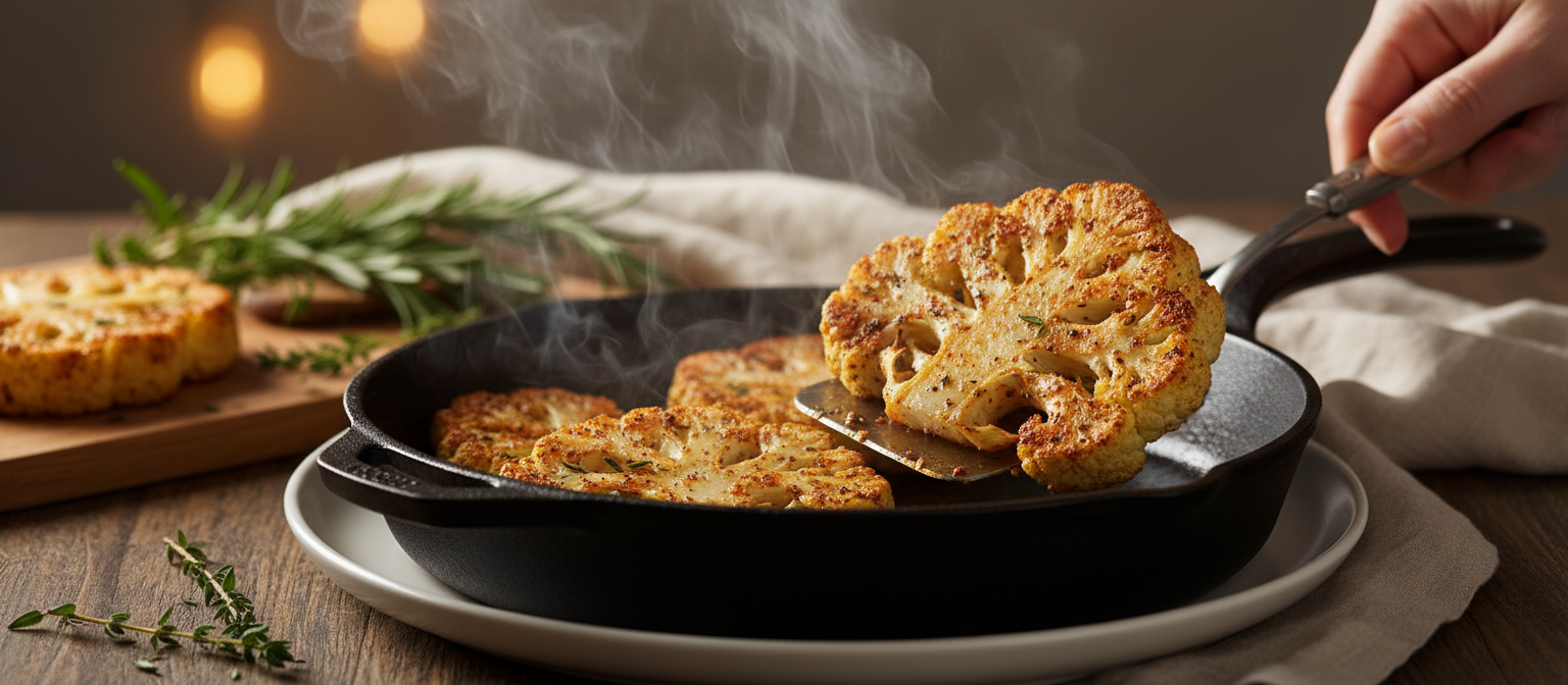 Smoky Paprika Roasted Cauliflower Steaks gallery photo