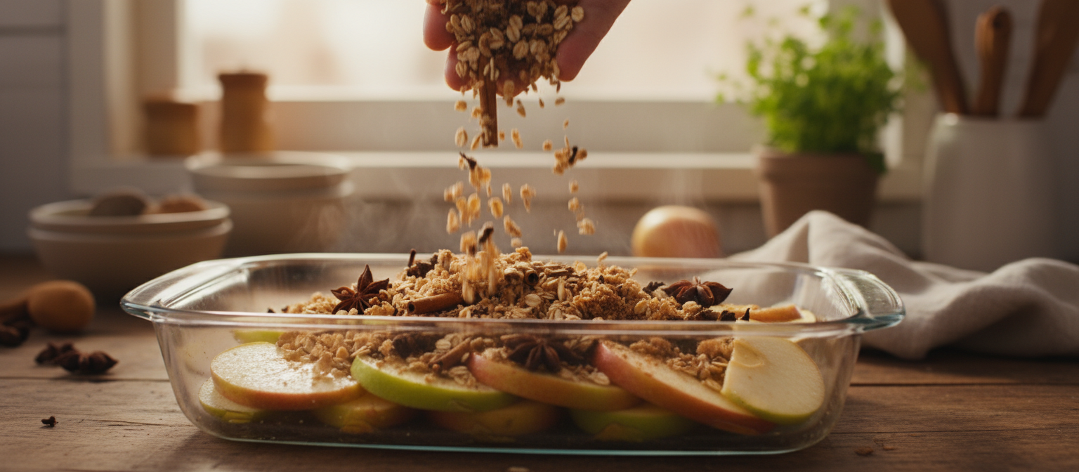 Spiced Apple Crisp with Oat Topping gallery photo