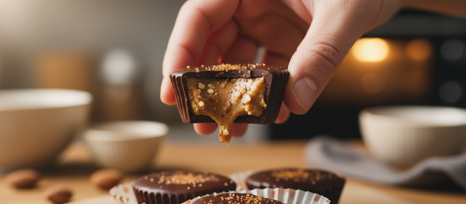 Spiced Chocolate Almond Butter Cups gallery photo
