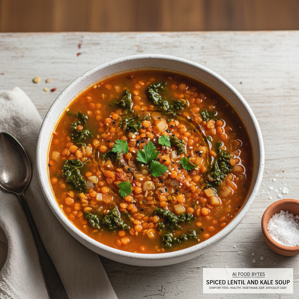 Spiced Lentil and Kale Soup gallery photo