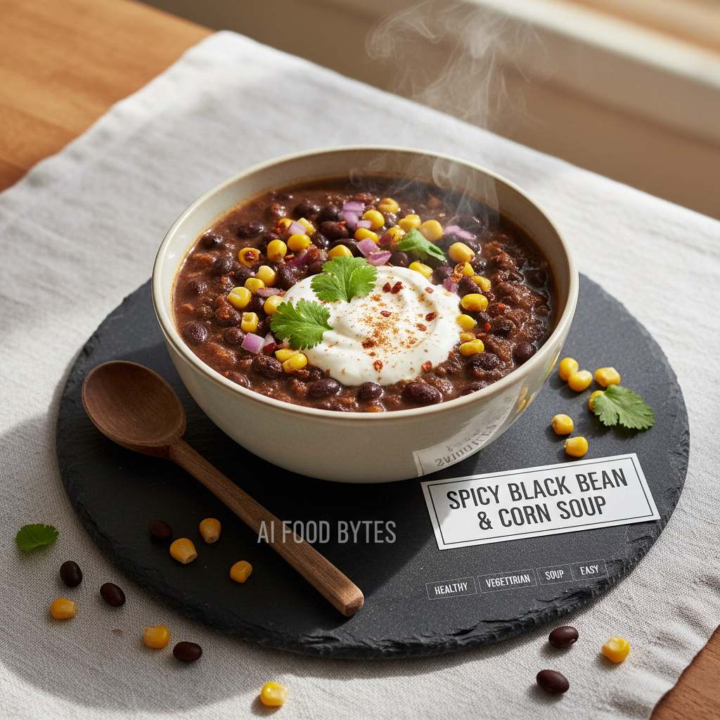 Spicy Black Bean and Corn Soup gallery photo