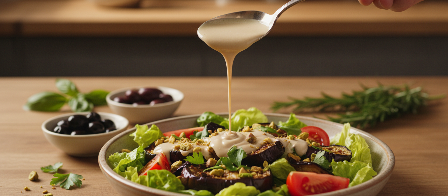 Spicy Chickpea and Quinoa Bowl with Tahini Dressing gallery photo