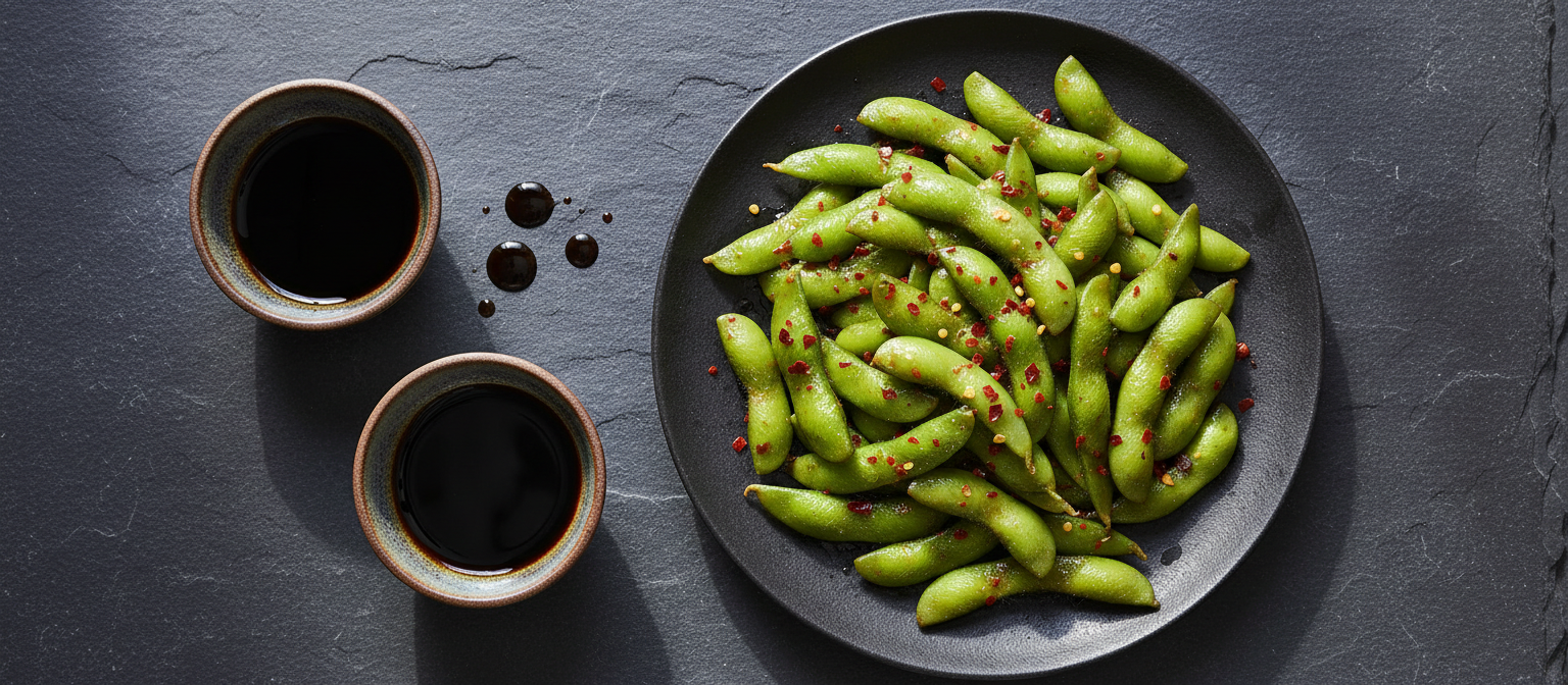 Spicy Garlic Edamame Snack gallery photo