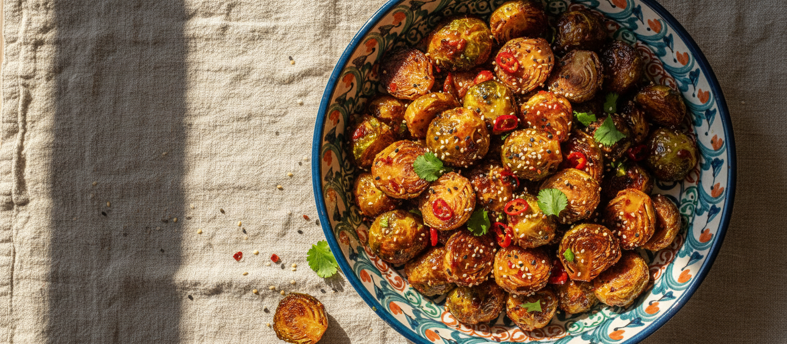 Spicy Honey Sriracha Brussels Sprouts gallery photo