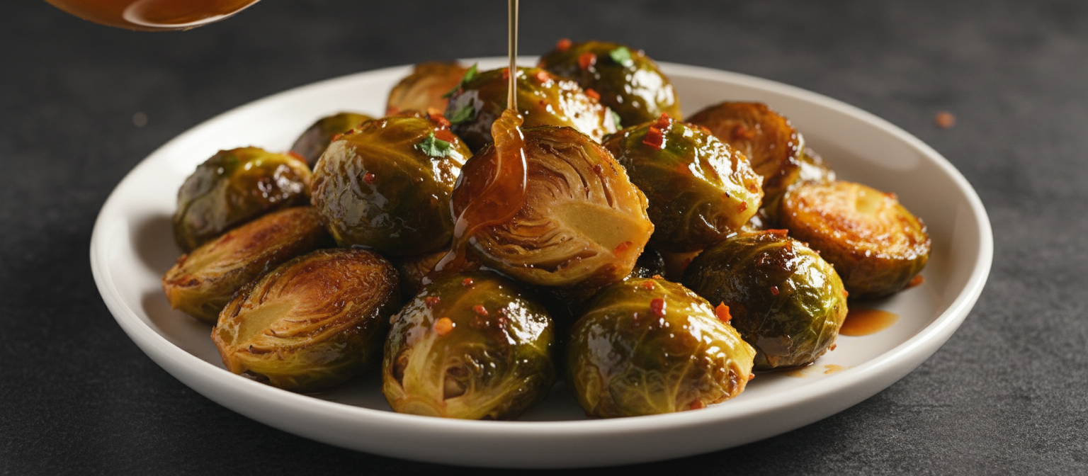 Spicy Honey Sriracha Brussels Sprouts gallery photo