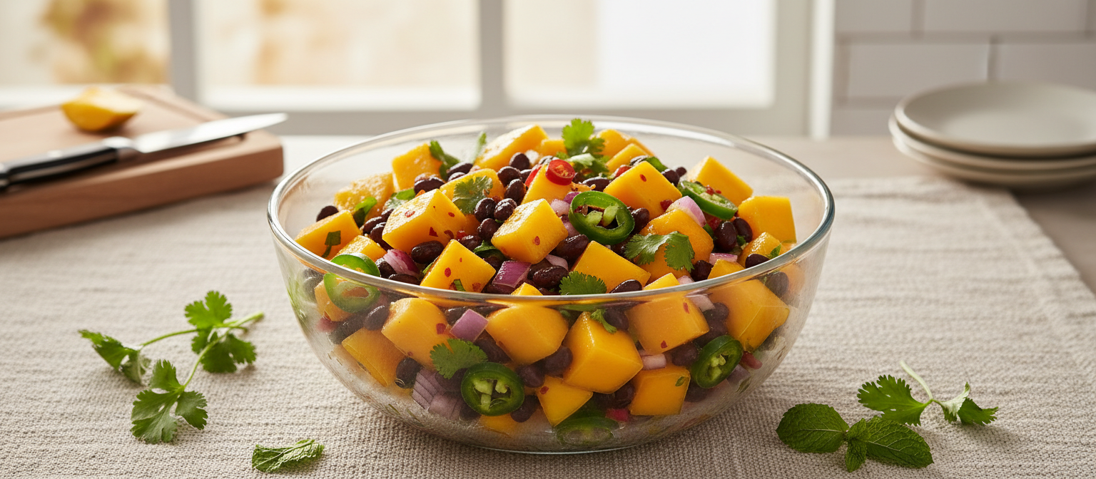 Spicy Mango and Black Bean Salsa gallery photo