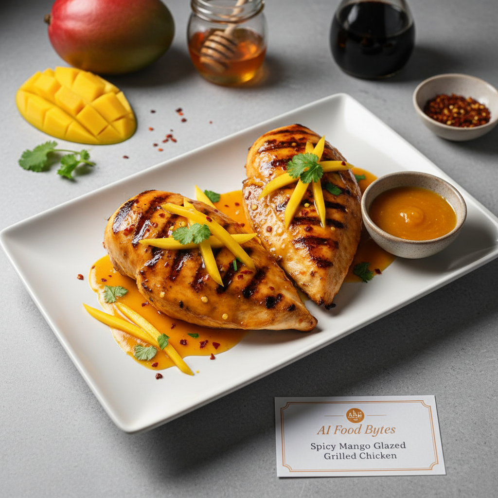 Spicy Mango Glazed Grilled Chicken gallery photo