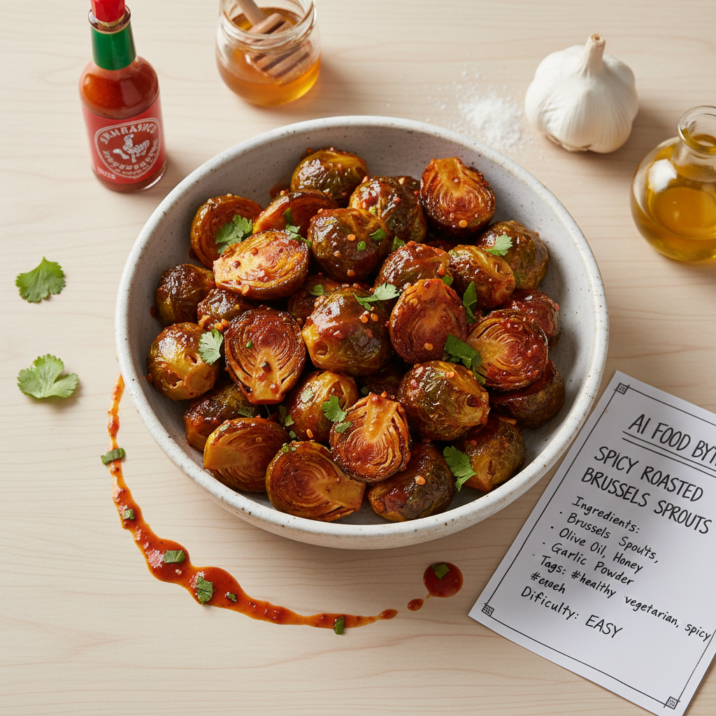 Spicy Roasted Brussels Sprouts with Sriracha gallery photo