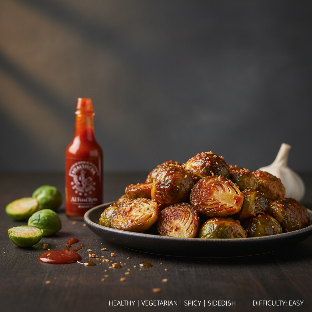 Spicy Roasted Brussels Sprouts with Sriracha gallery photo