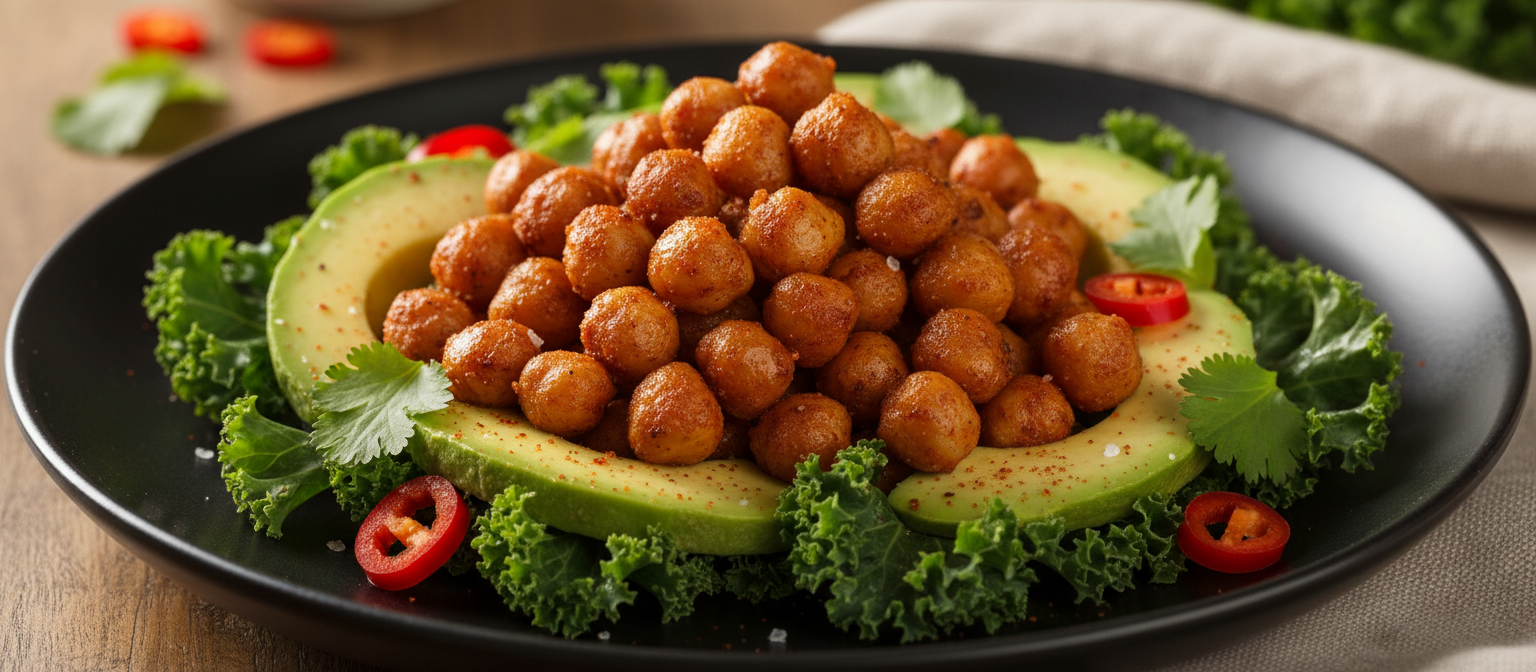 Spicy Roasted Chickpea and Avocado Salad gallery photo