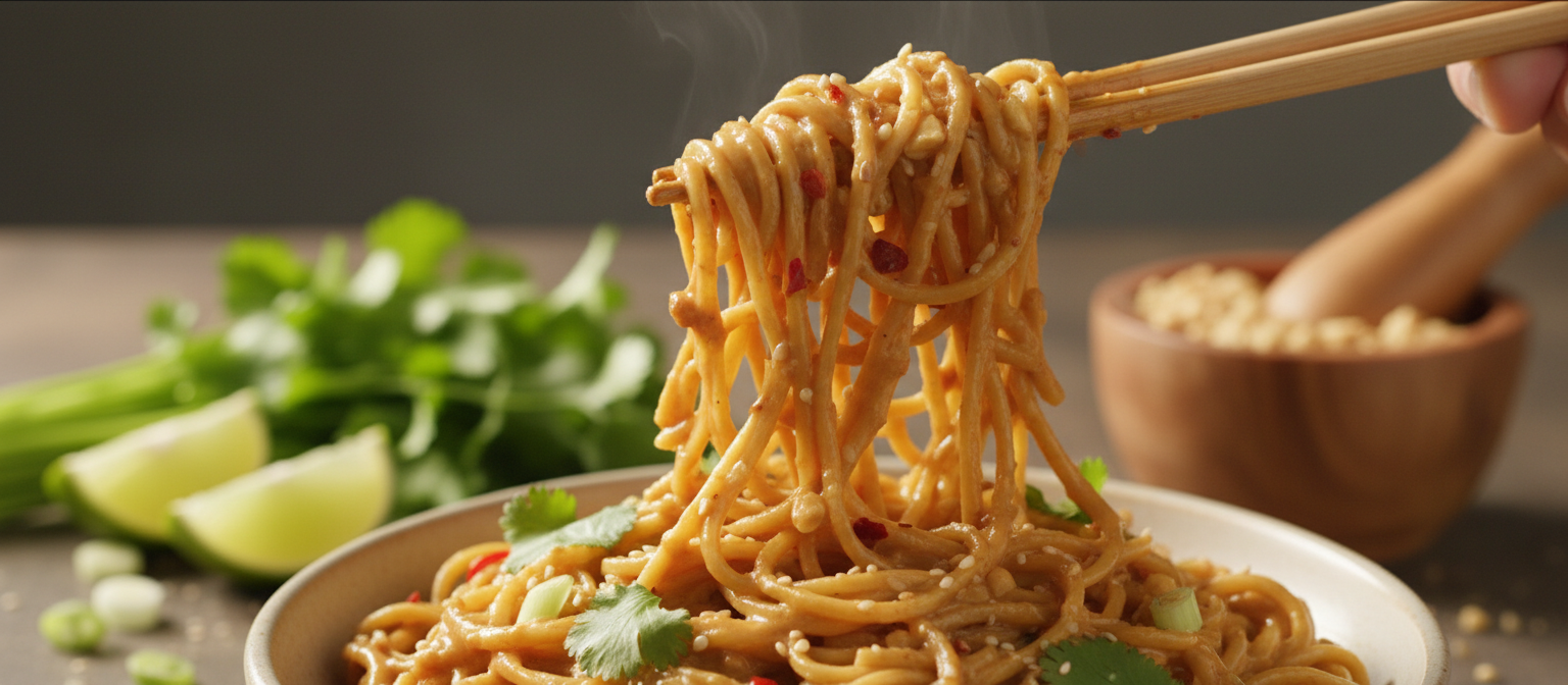 Spicy Thai Peanut Noodles gallery photo