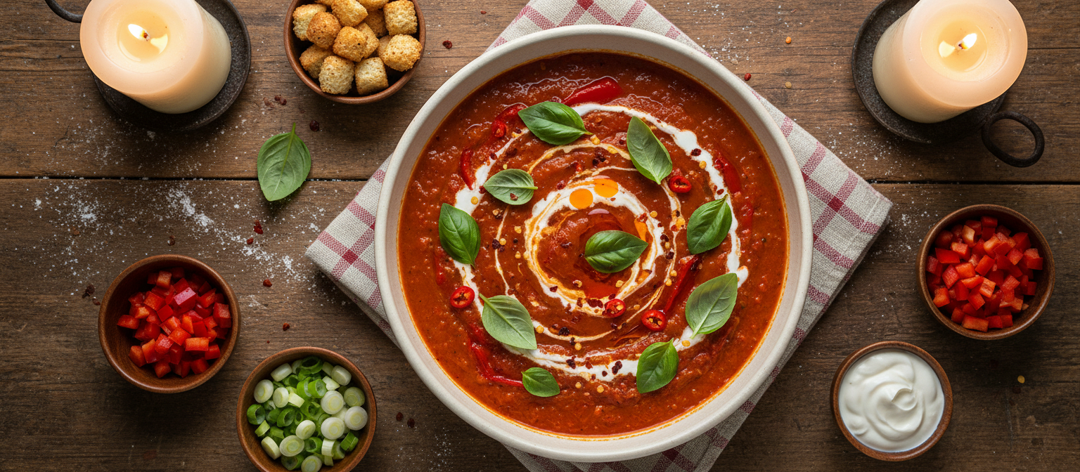 Spicy Tomato and Red Pepper Bisque gallery photo