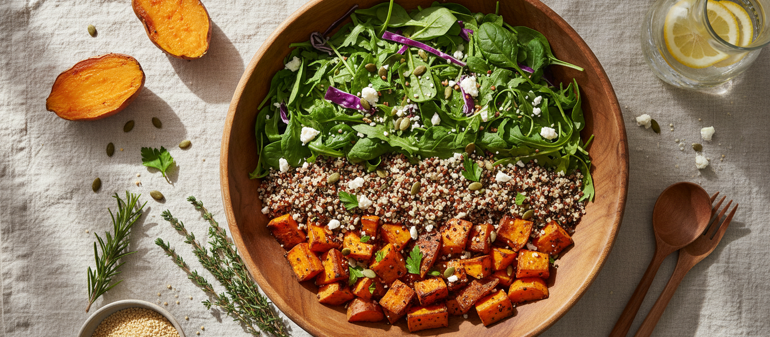 Sweet Potato and Quinoa Salad with Maple Vinaigrette gallery photo