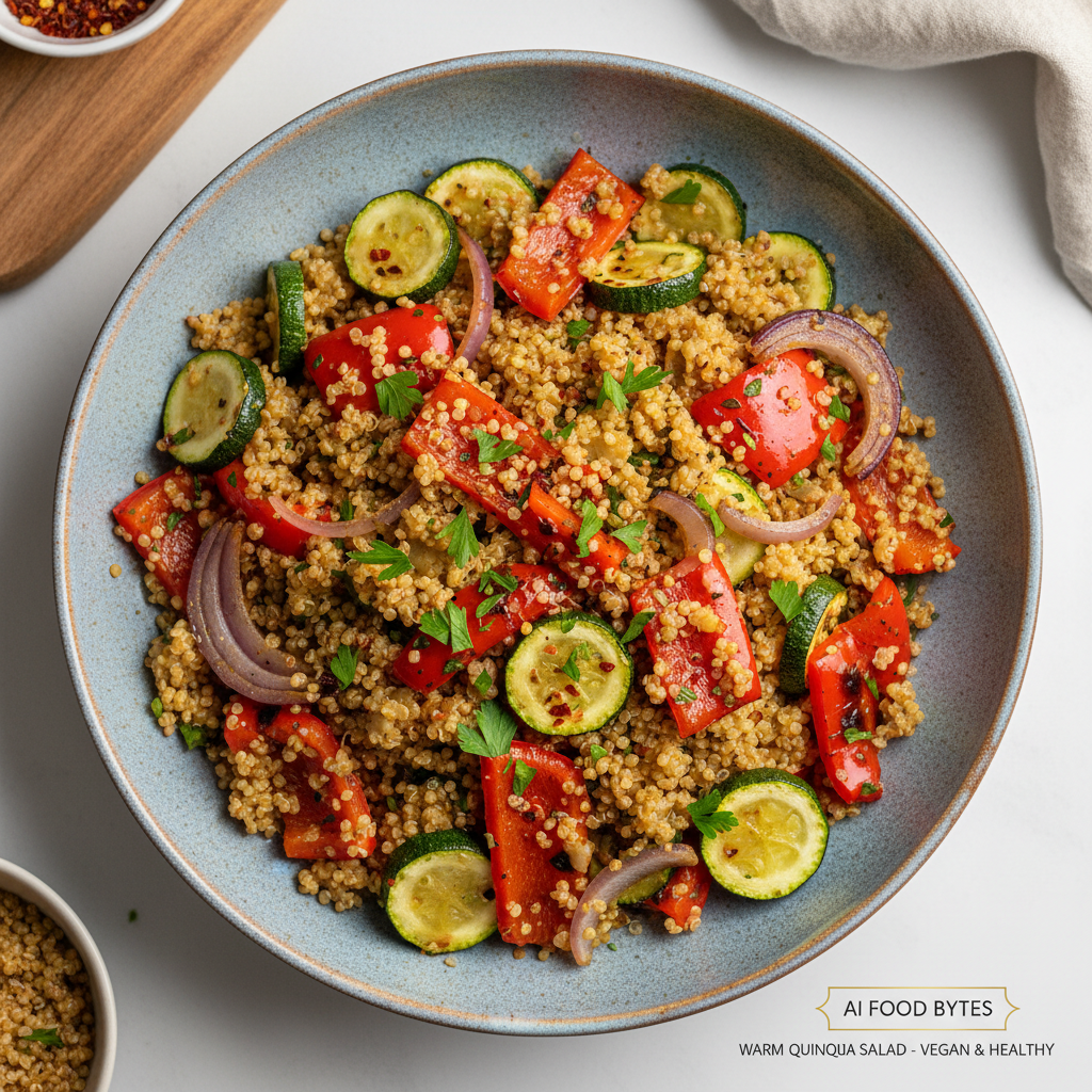 Warm Quinoa Salad with Roasted Vegetables gallery photo
