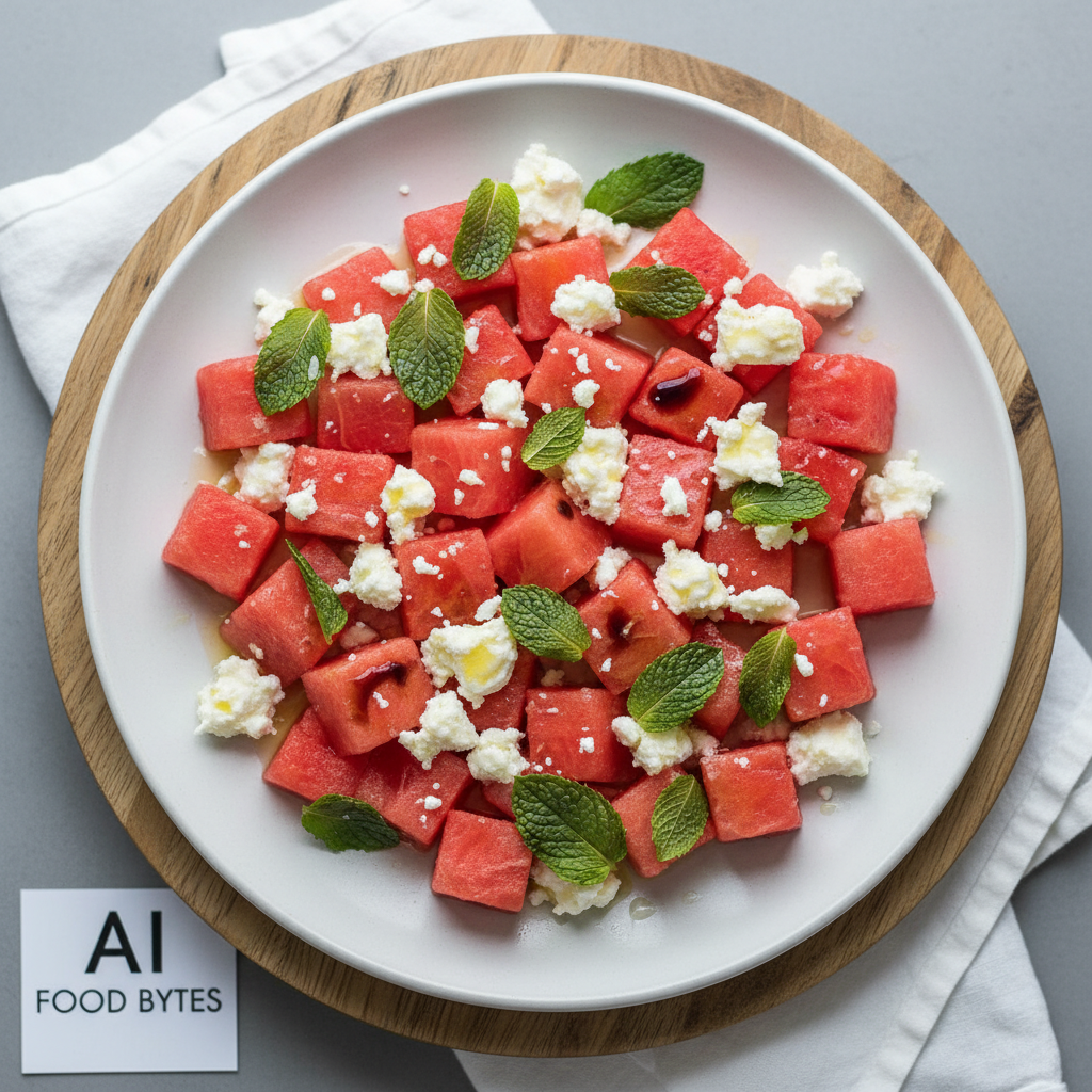 Watermelon Feta Salad with Mint gallery photo