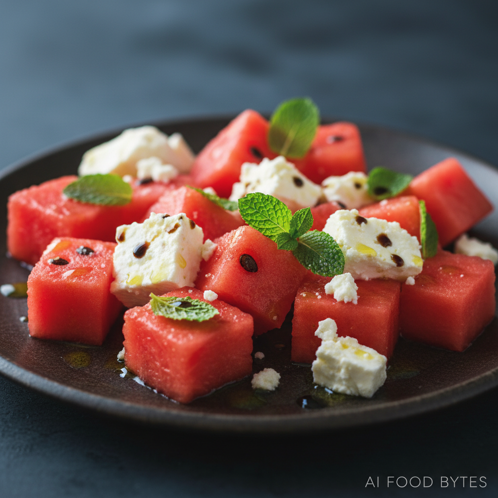 Watermelon Feta Salad with Mint gallery photo
