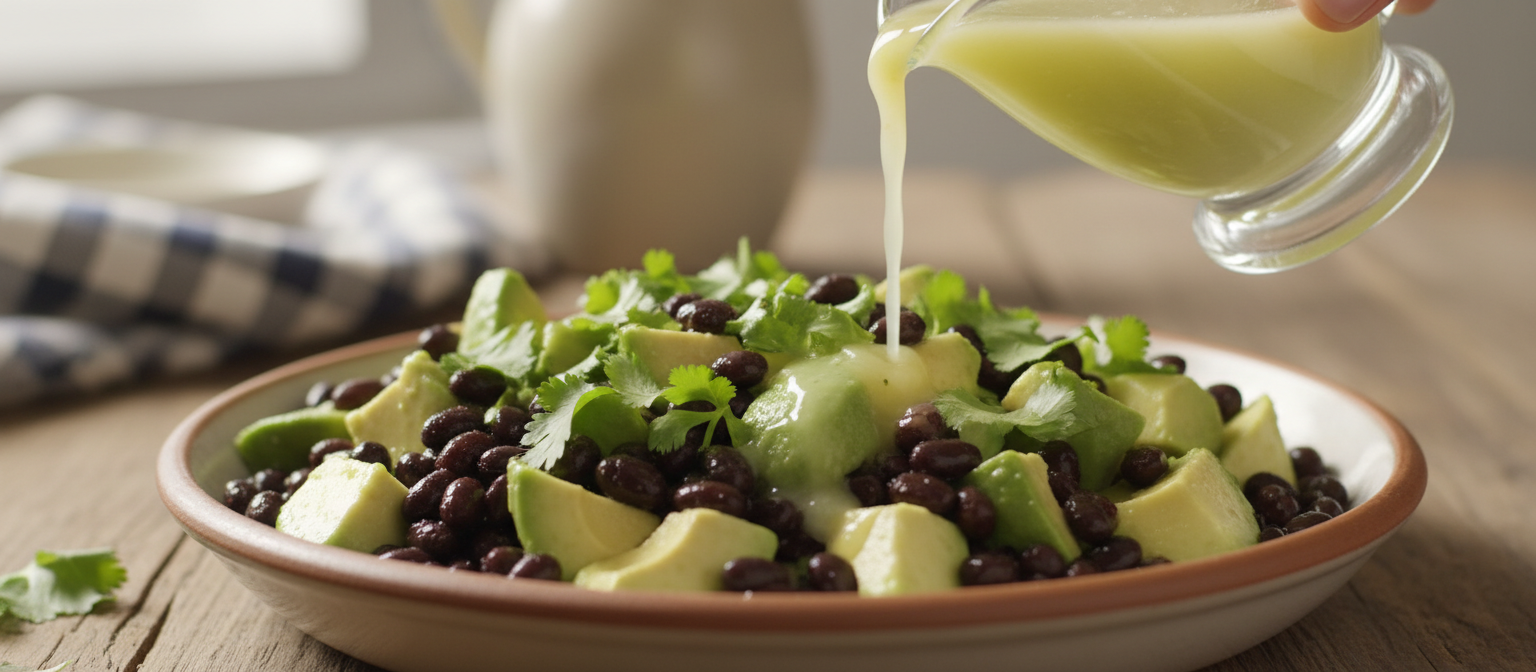 Zesty Avocado and Black Bean Salad with Lime Dressing gallery photo