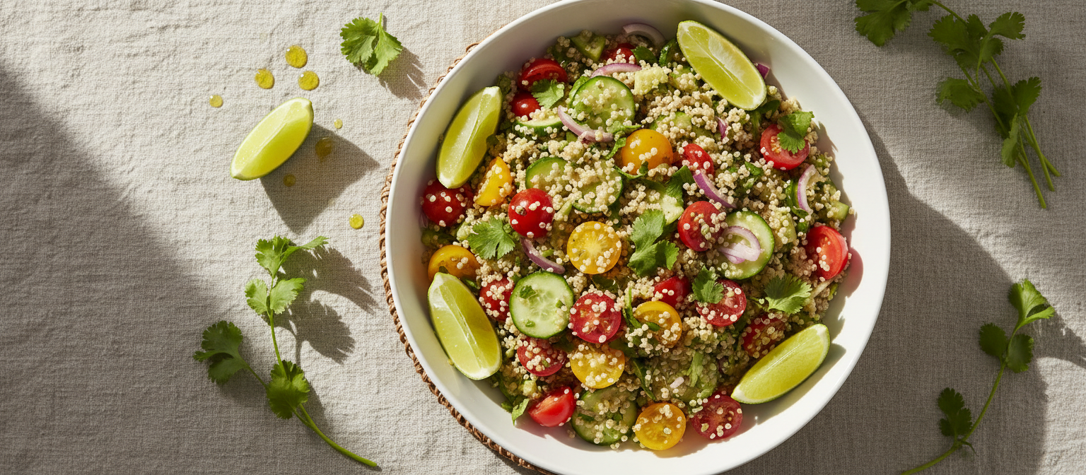 Zesty Cilantro Lime Quinoa Salad gallery photo