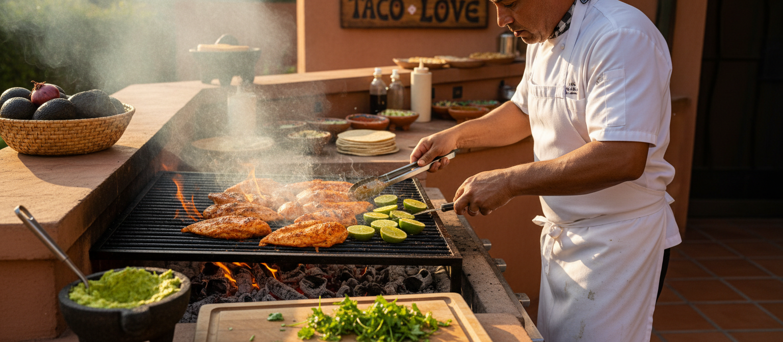 Zesty Lime and Cilantro Grilled Chicken Tacos gallery photo