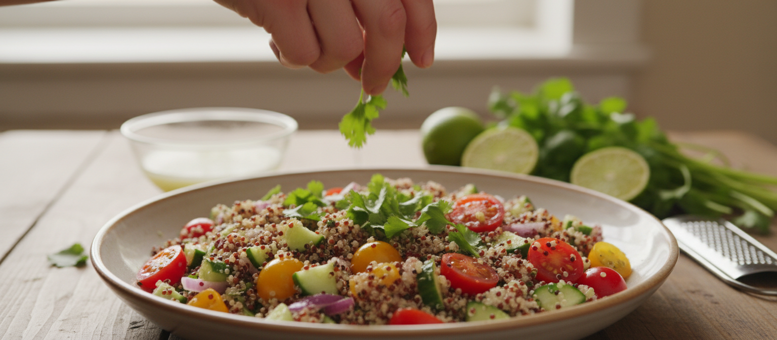 Zesty Lime Cilantro Quinoa Salad gallery photo