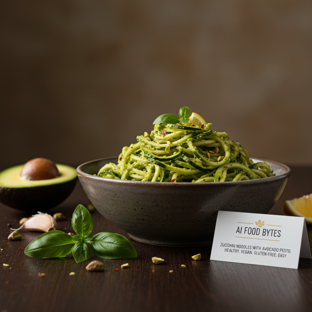 Zucchini Noodles with Avocado Pesto gallery photo