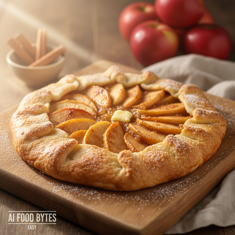 Caramelized Apple and Cinnamon Galette hero image
