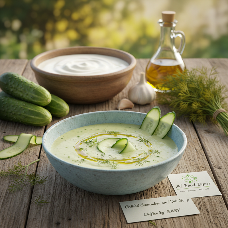 Chilled Cucumber and Dill Soup hero image