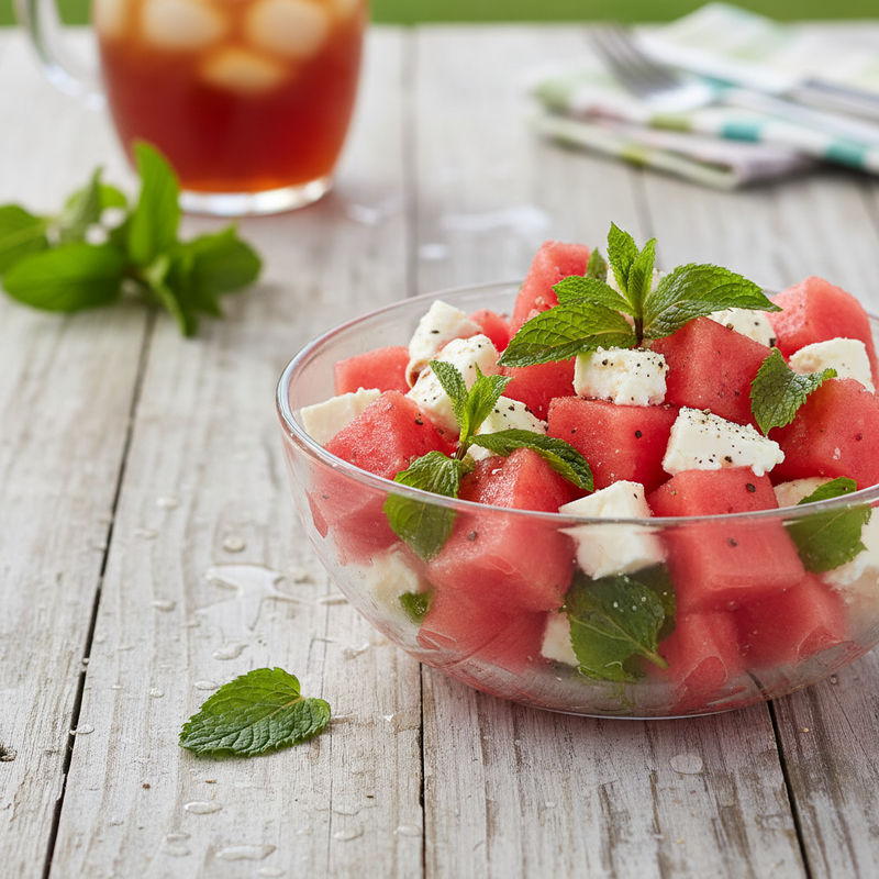 Chilled Watermelon and Feta Salad hero image