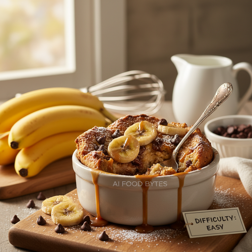 Chocolate Chip Banana Bread Pudding preview