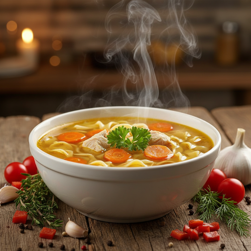 Classic Chicken Noodle Soup with Fresh Herbs preview