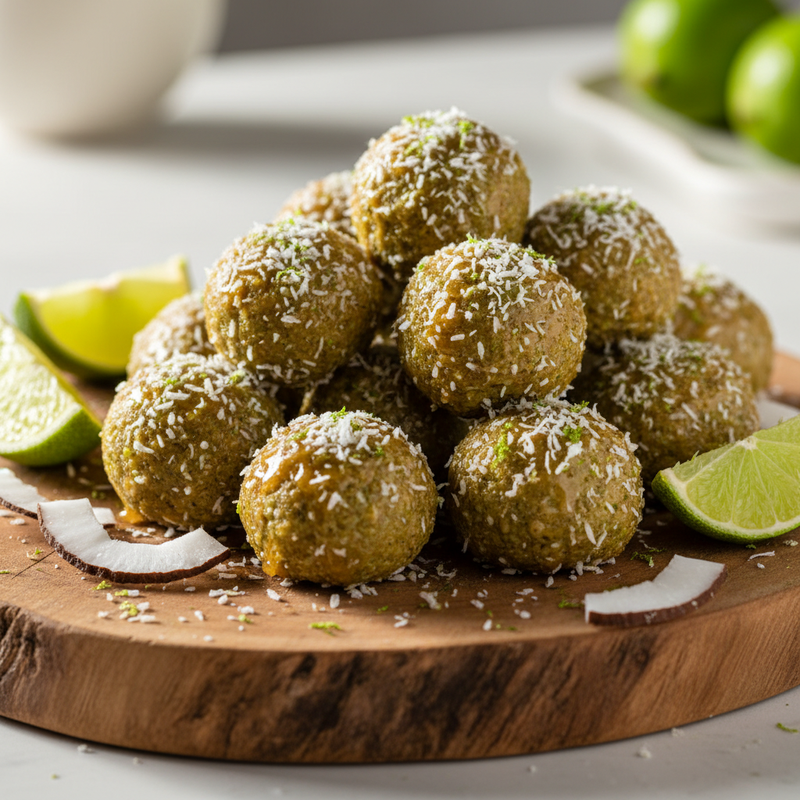 Coconut Lime Energy Bites hero image