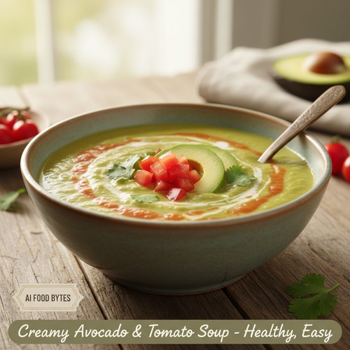Creamy Avocado and Tomato Soup preview