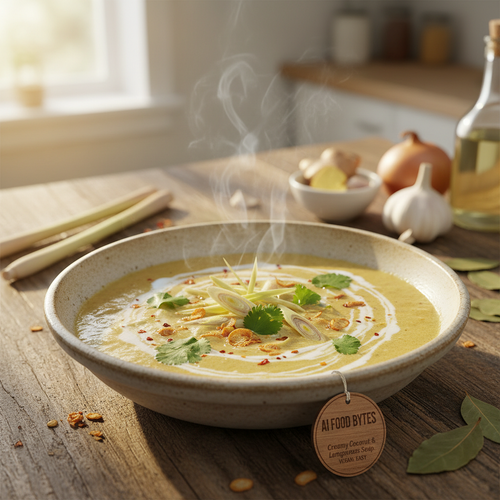 Creamy Coconut and Lemongrass Soup preview