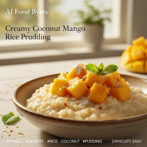 Creamy Coconut Mango Rice Pudding preview