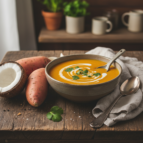 Creamy Sweet Potato and Coconut Soup preview