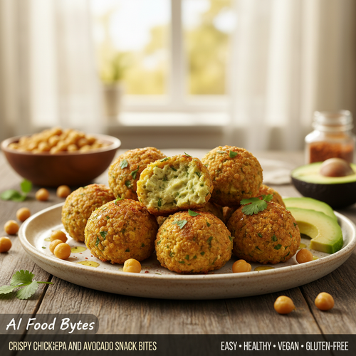 Crispy Chickpea and Avocado Snack Bites preview
