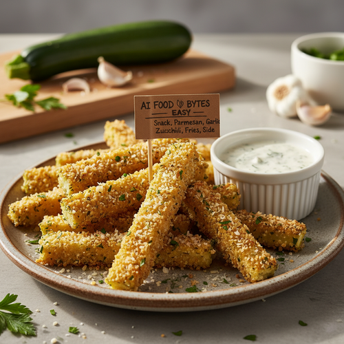 Crispy Parmesan Garlic Zucchini Fries preview