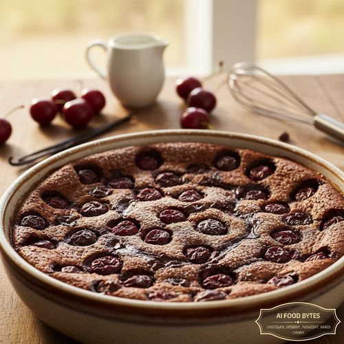 Decadent Chocolate Cherry Clafoutis preview