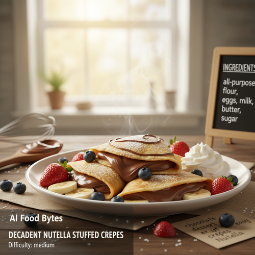 Decadent Nutella Stuffed Crepes preview