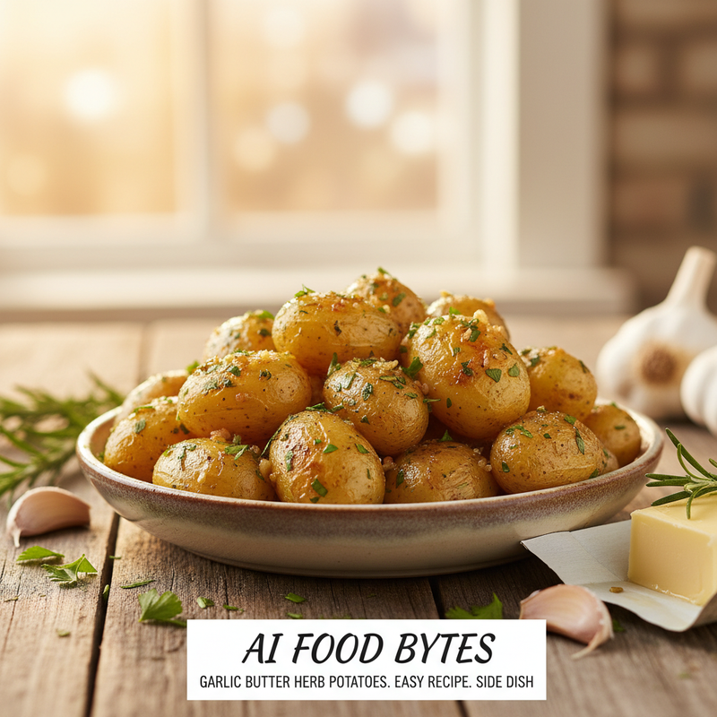 Garlic Butter Herb Potatoes hero image