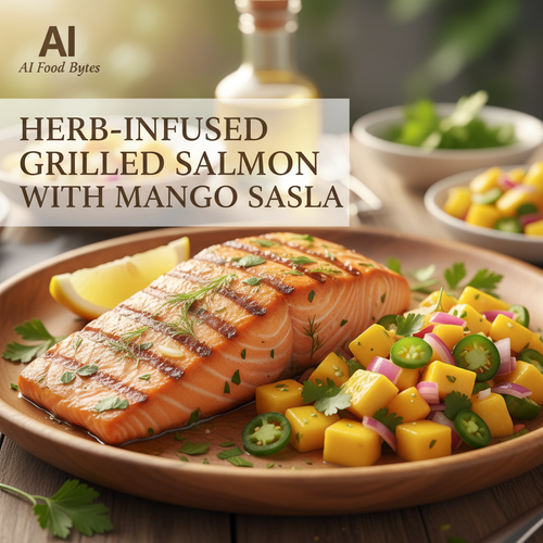 Herb-Infused Grilled Salmon with Mango Salsa preview