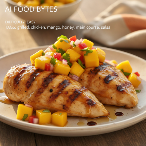 Honey Glazed Grilled Chicken with Mango Salsa preview