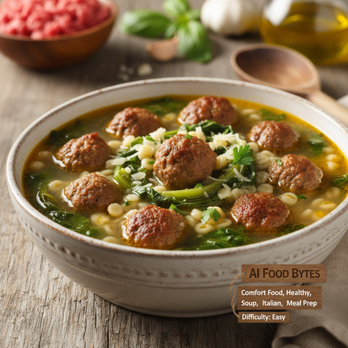 Italian Wedding Soup with Mini Meatballs preview