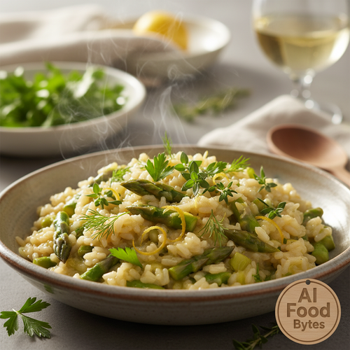 Lemon Herb Risotto with Asparagus preview