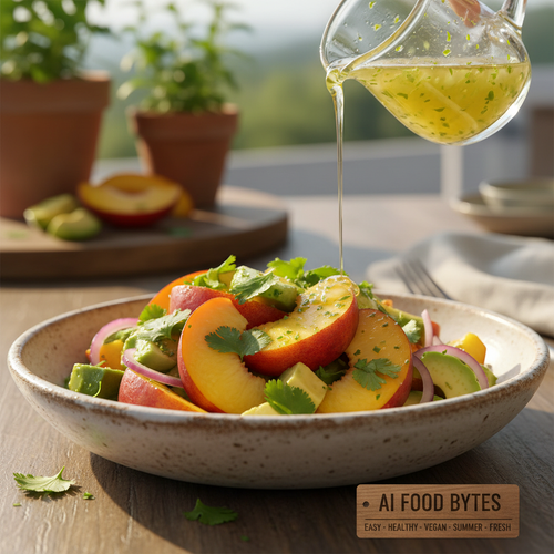 Peach and Avocado Salad with Lime Vinaigrette preview